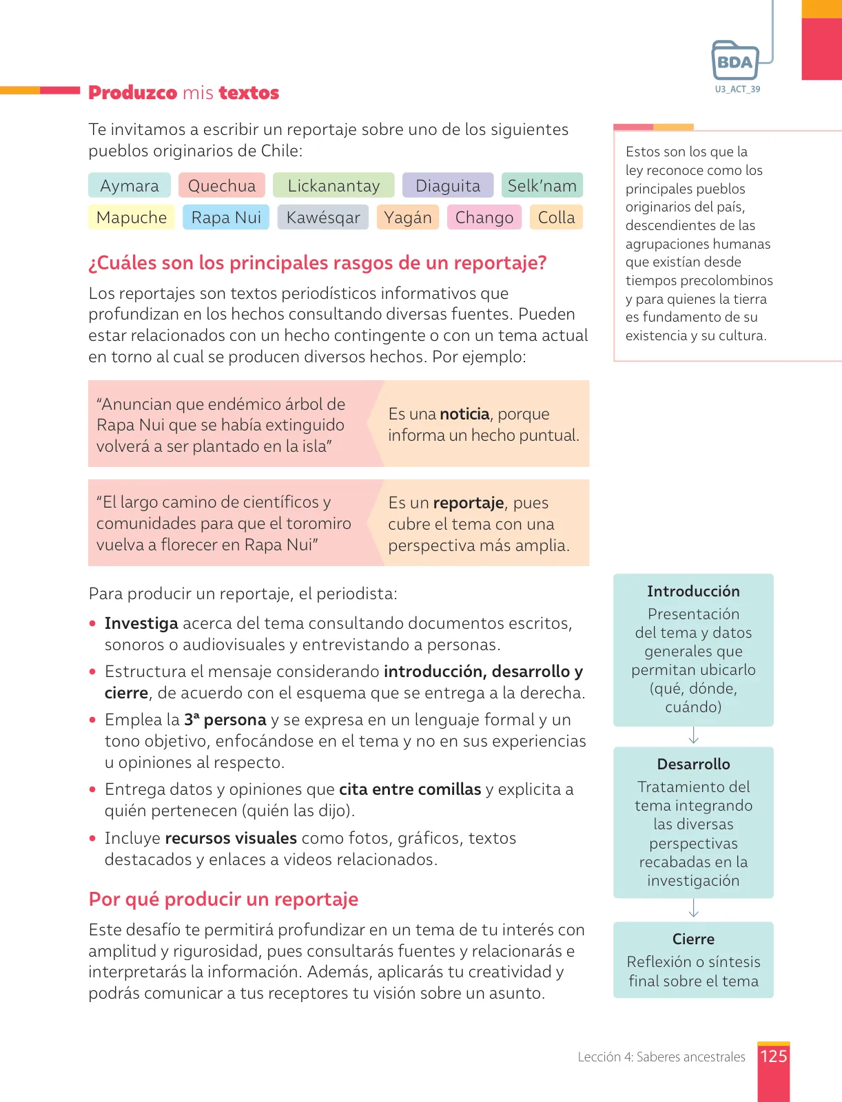 Miniatura página 127 de Lengua y Literatura – Octavo Básico | Texto del Estudiante MINEDUC – Descargar PDF · 2024