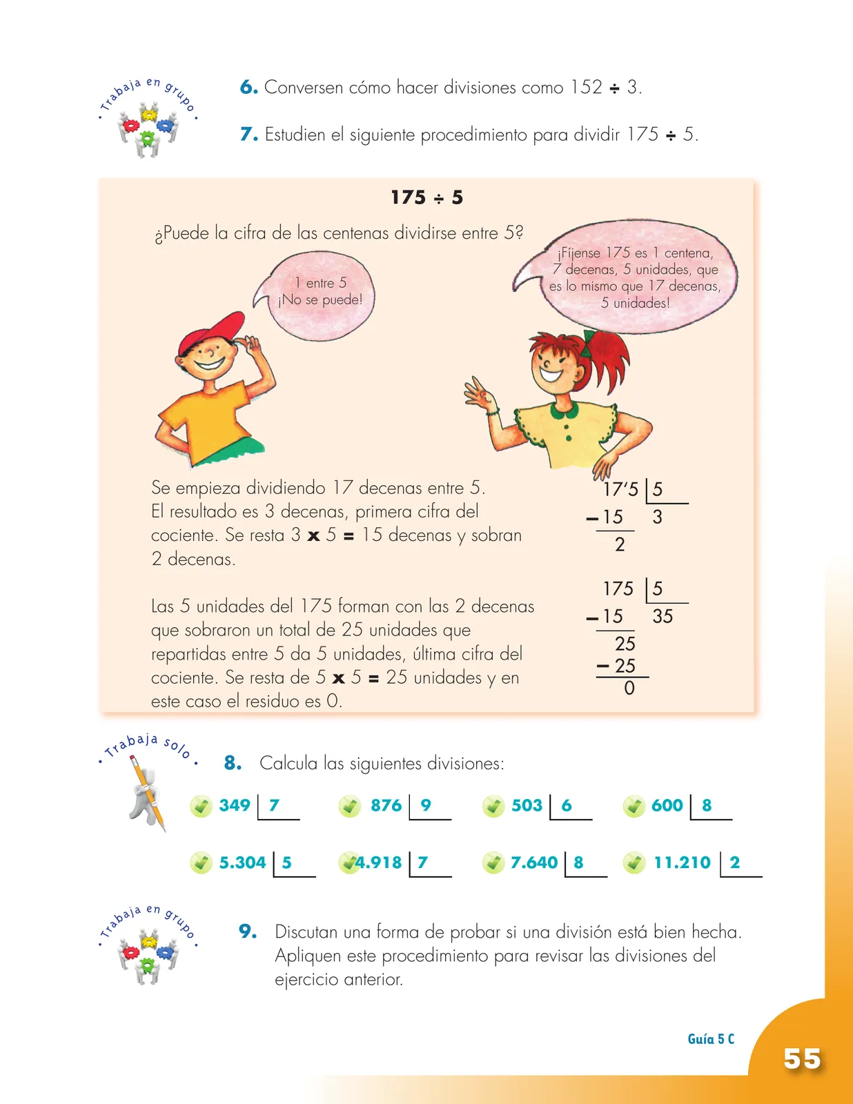 Página 55 de Matematica 4° · Cartilla 01