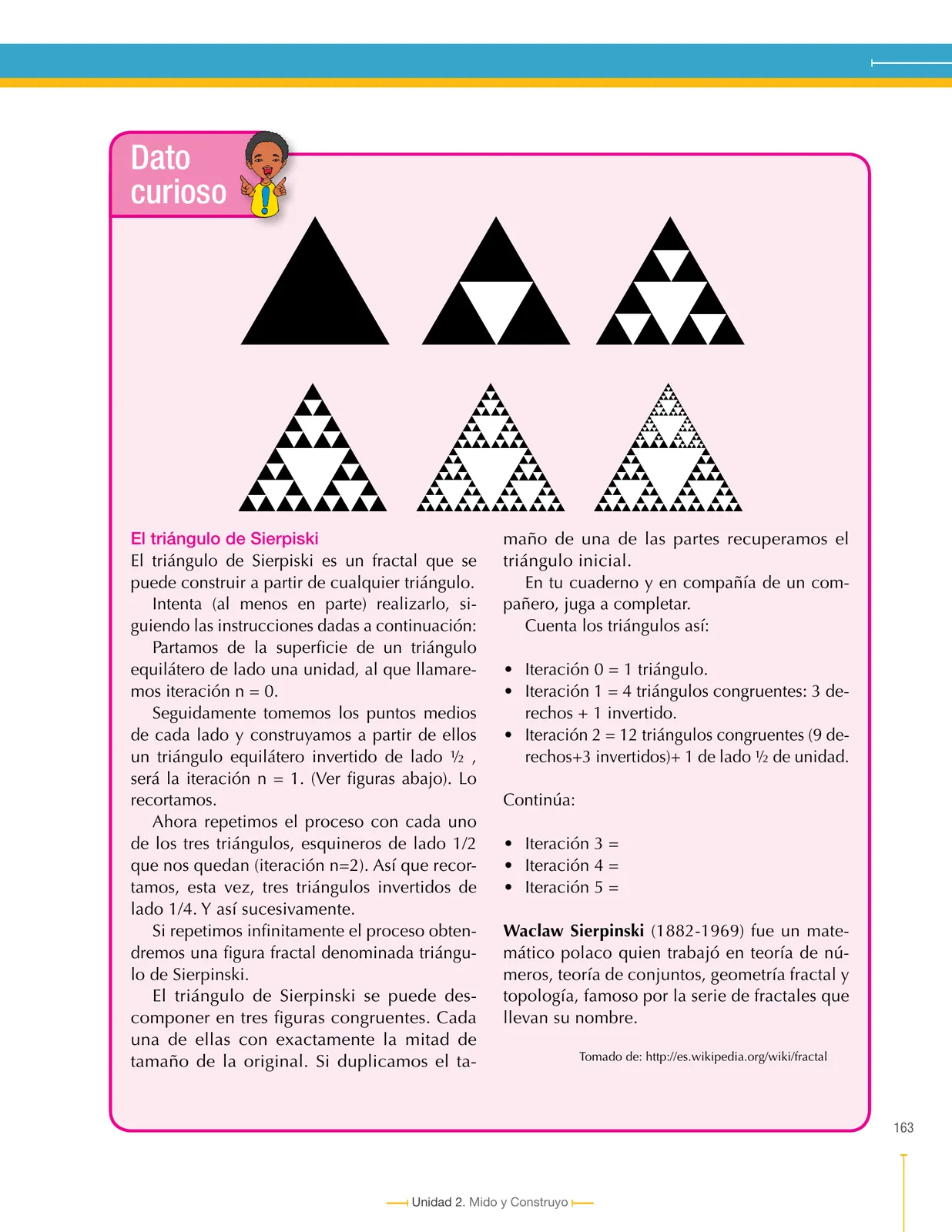 Página 163 de Matematica 6° · Secundaria Activa