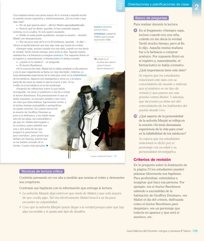 Página 141 de Lengua y Literatura – Octavo Básico | Texto del Estudiante MINEDUC – Descargar PDF · 2024