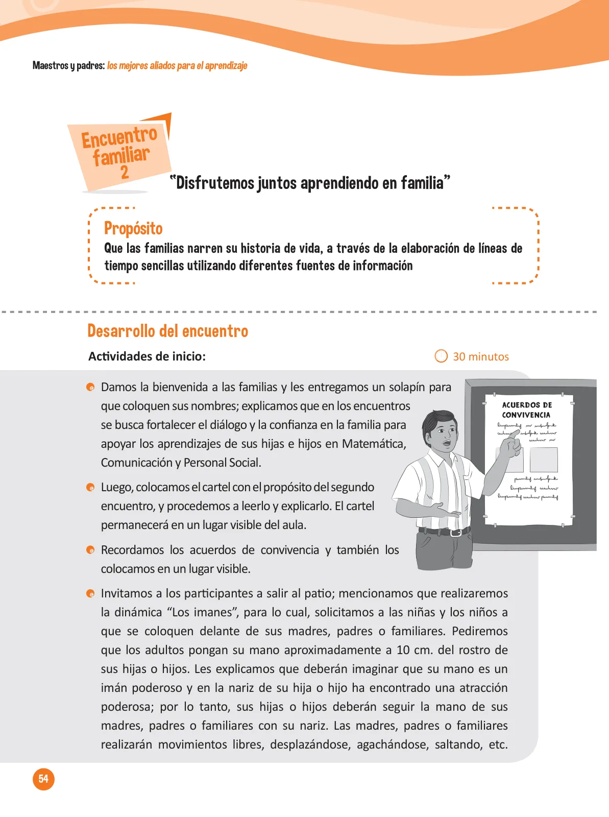 Página 56 de Guía para el trabajo docente con las familias del ciclo IV de Primaria · 2016