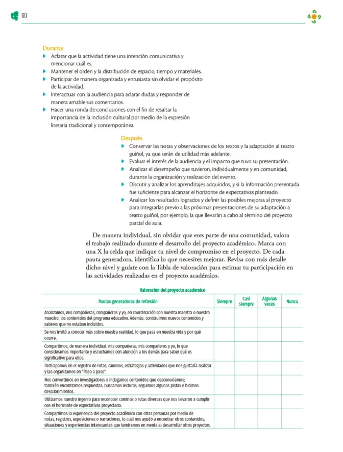 Página 61 de Colección Sk´asolil. Nuestro libro de Proyectos. Tomo II. Libro de Educación Telesecundaria Grado 2° Ciclo Escolar 2025 - 2026