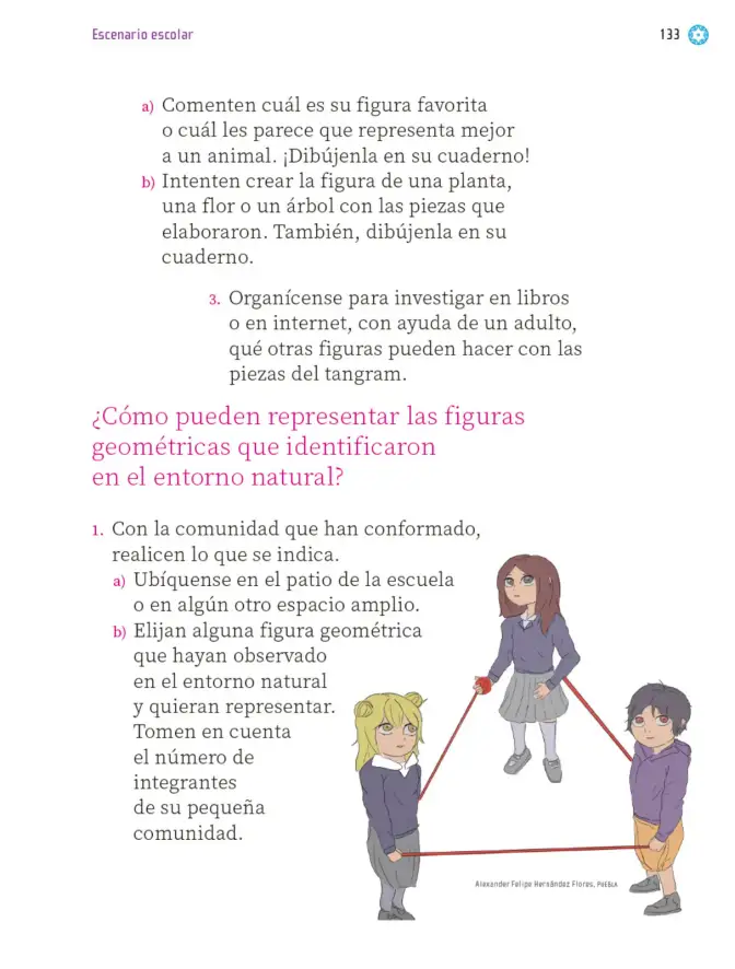 Página 134 de Proyectos Escolares. Libro de Educación Primaria Grado 1° Ciclo Escolar 2025 - 2026