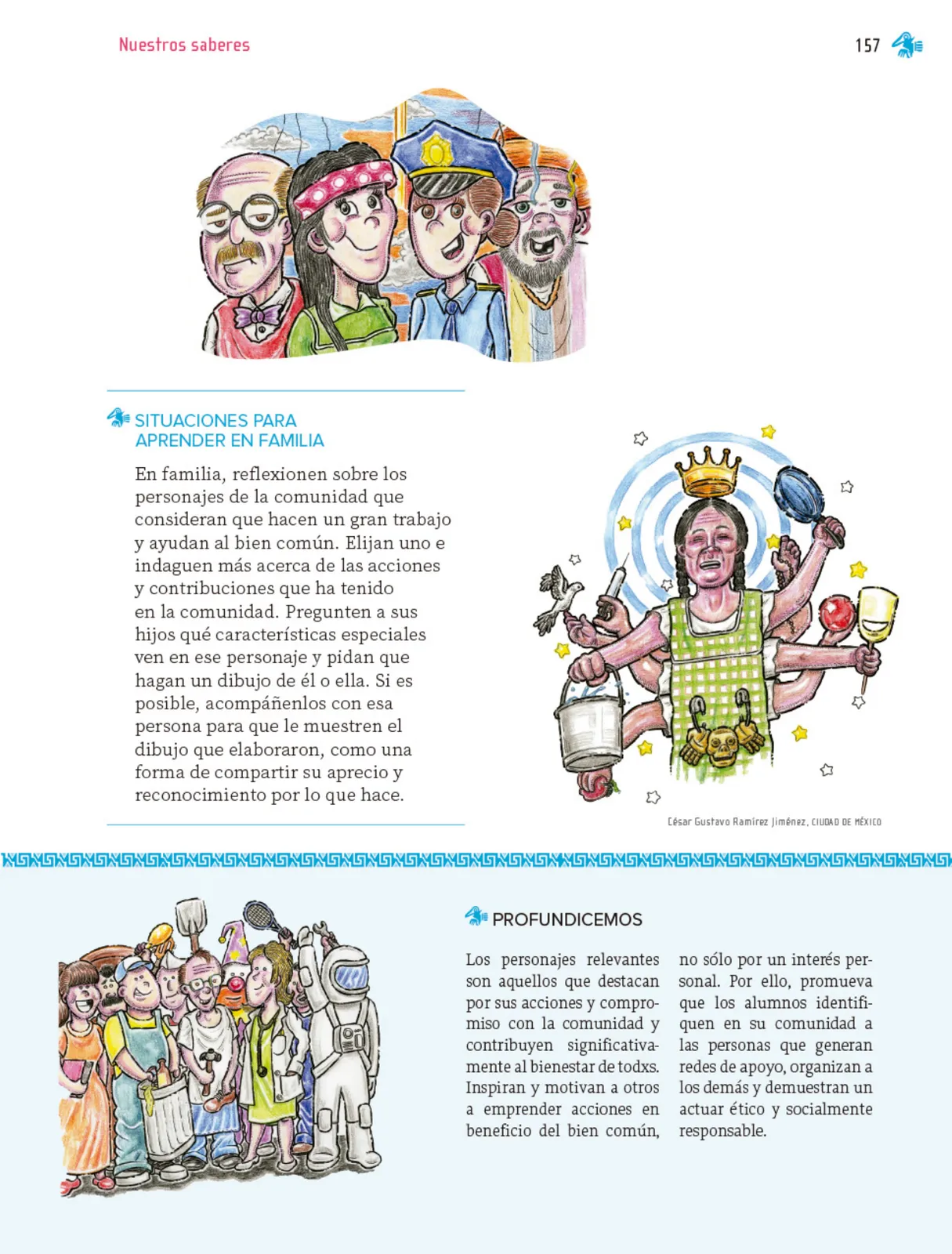 Miniatura página 158 de Nuestros saberes: Libro para alumnos, maestros y familia.   Libro de Educación Primaria Grado 1°  Ciclo Escolar 2025 - 2026