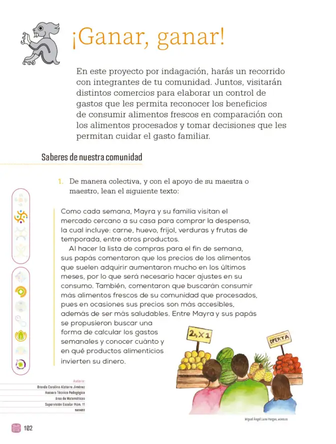 Página 105 de Proyectos Comunitarios. Libro de Educación Primaria Grado 3° Ciclo Escolar 2025 - 2026