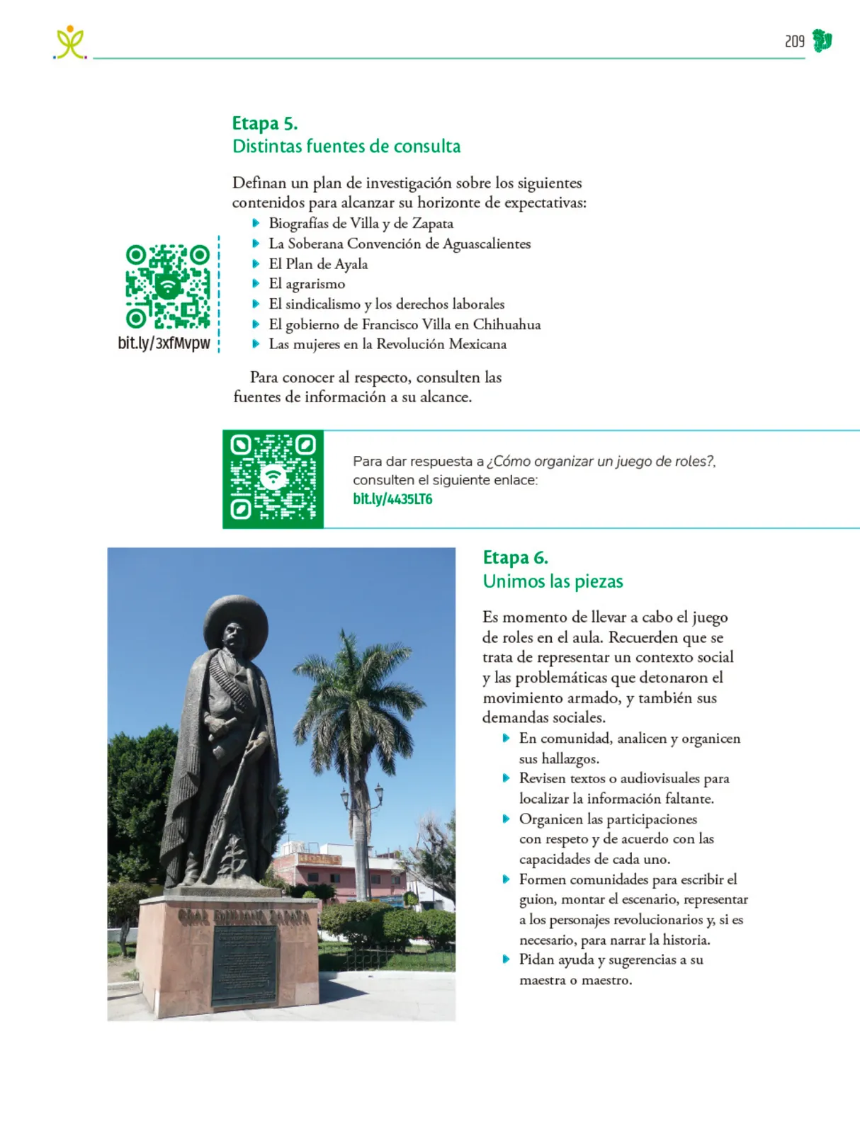 Página 210 de Colección Sk´asolil. Nuestro libro de Proyectos. Tomo II. Libro de Educación Telesecundaria Grado 2° Ciclo Escolar 2025 - 2026