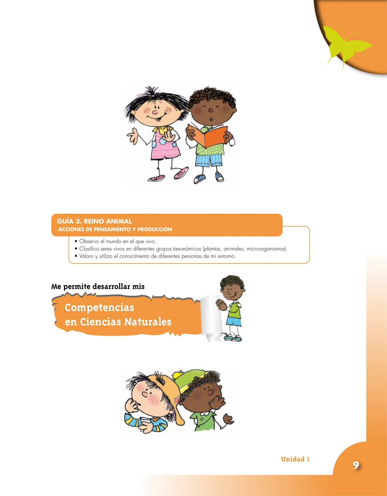 Miniatura página 9 de Ciencias Naturales 4° · Cartilla 01