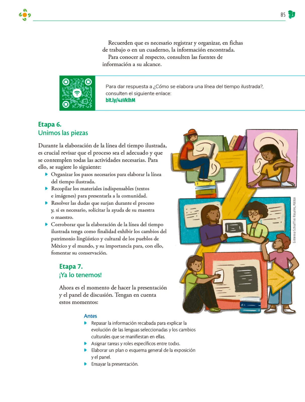 Miniatura página 86 de Colección Nanahuatzin. Nuestro libro de Proyectos. Tomo I.   Libro de Educación Telesecundaria Grado 3°  Ciclo Escolar 2025 - 2026