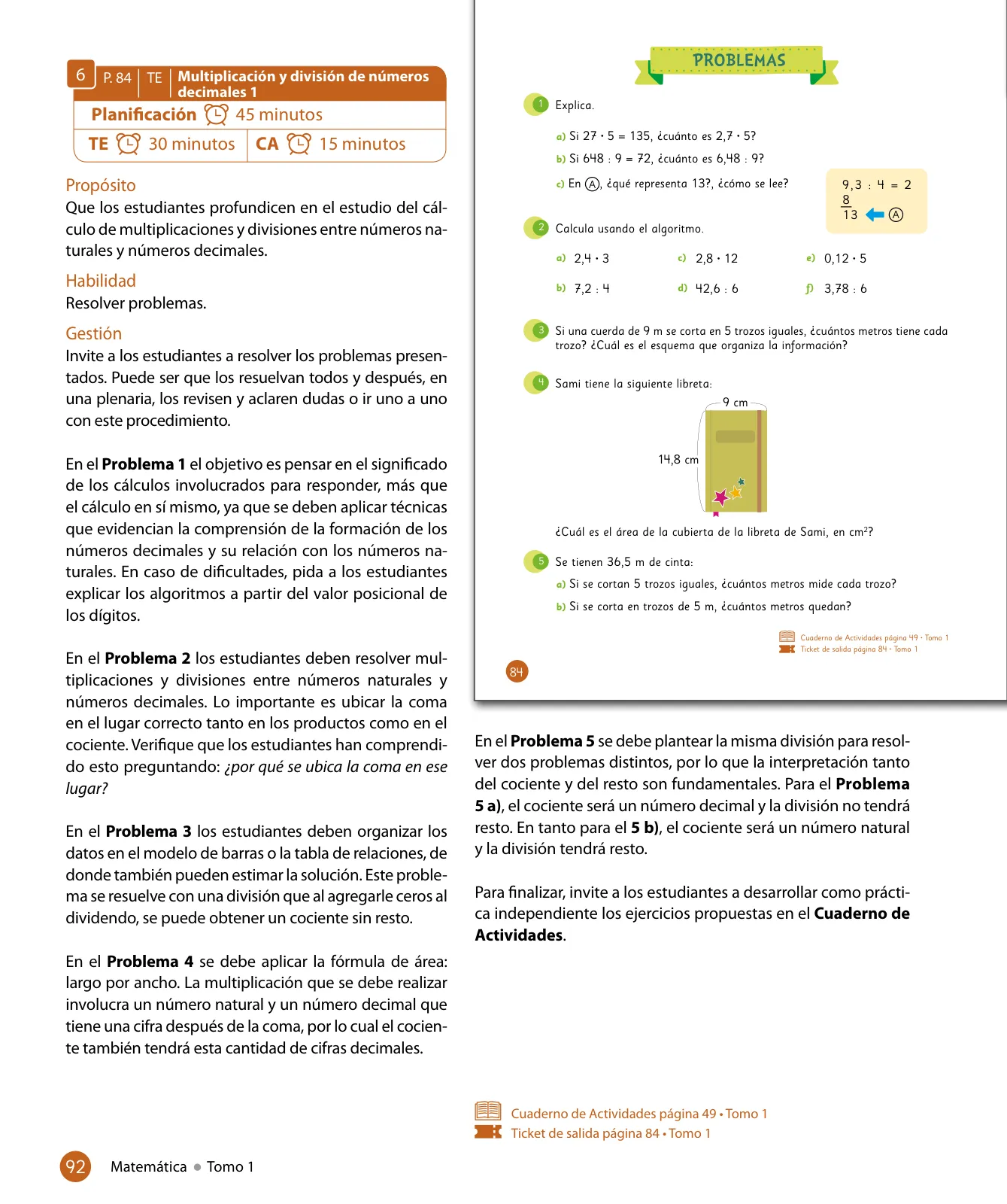 Página 94 de Libro de Sumo Primero – Sexto Básico | Texto del Estudiante MINEDUC – Descargar PDF · 2024