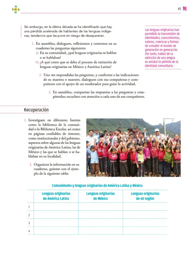 Página 50 de Colección Ximhai. Nuestro libro de proyectos. Libro de Educación Secundaria Grado 1° Ciclo Escolar 2025 - 2026
