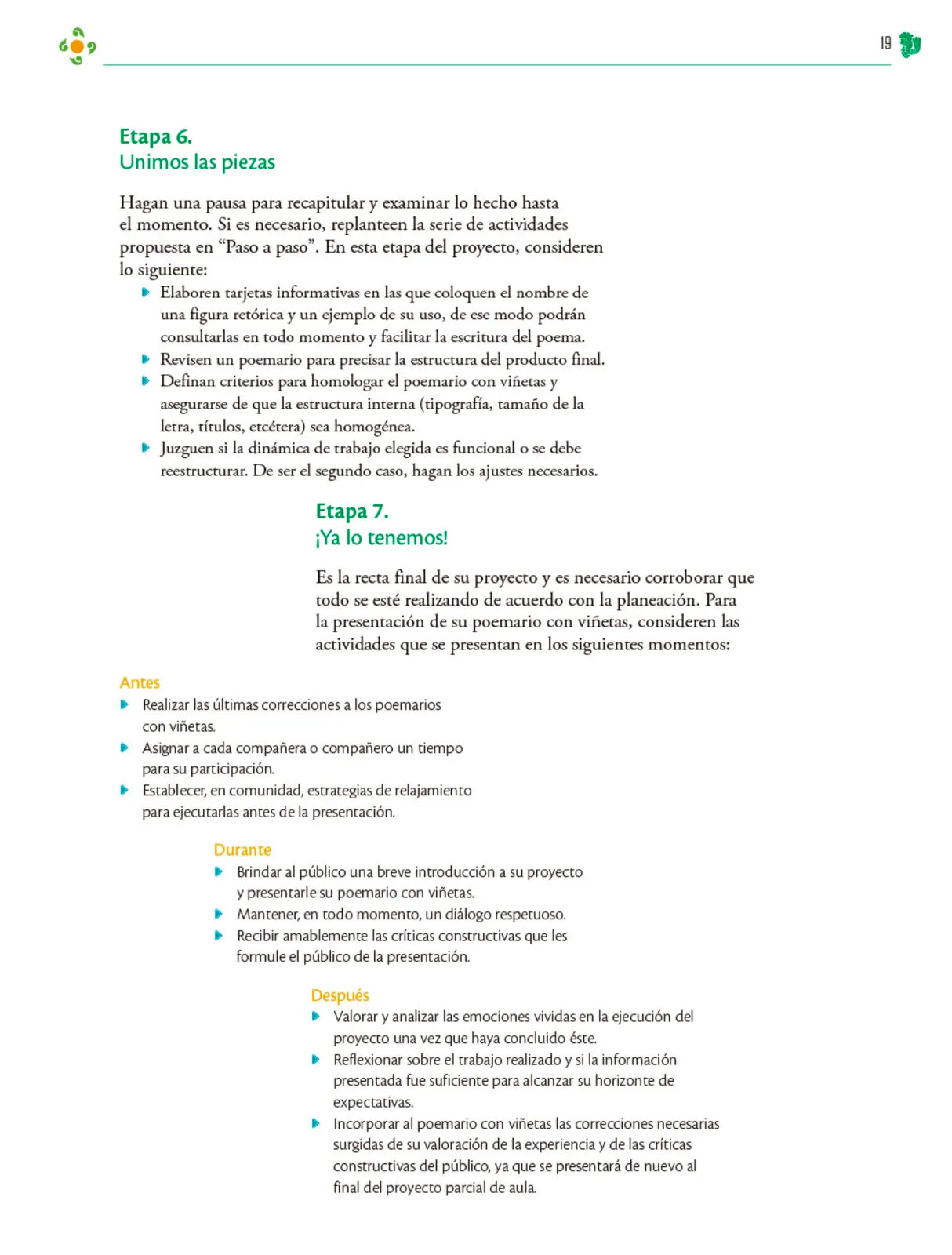 Página 20 de Colección Sk´asolil. Nuestro libro de Proyectos. Tomo II. Libro de Educación Telesecundaria Grado 2° Ciclo Escolar 2025 - 2026