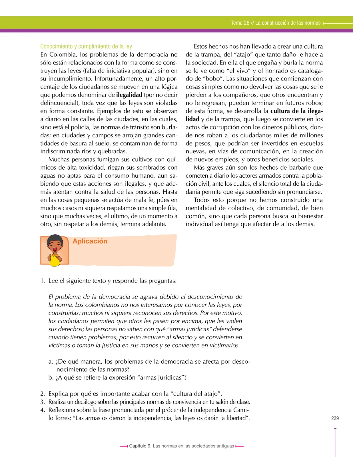 Página 239 de Ciencias Sociales 6° · Secundaria Activa