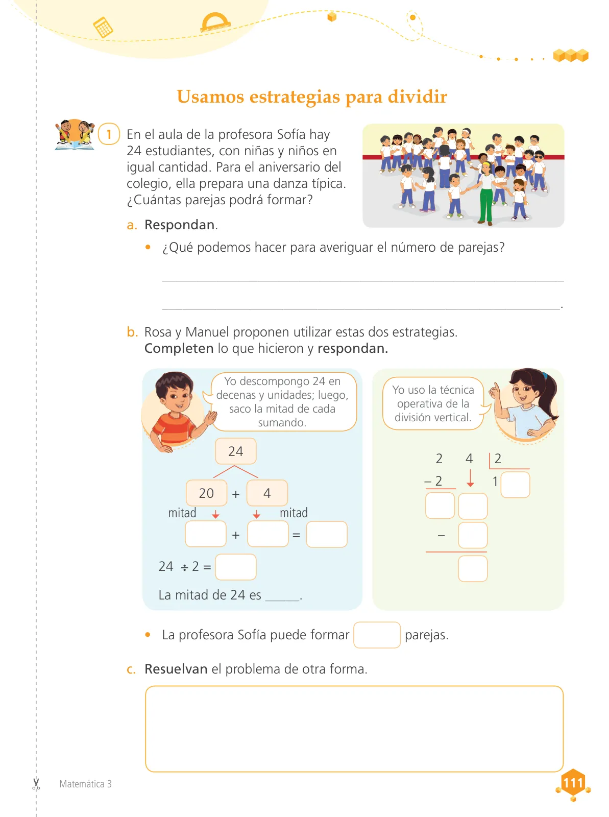 Miniatura página 113 de Matemática 3 : cuaderno de trabajo para tercer grado de Educación Primaria 2019 · 2019