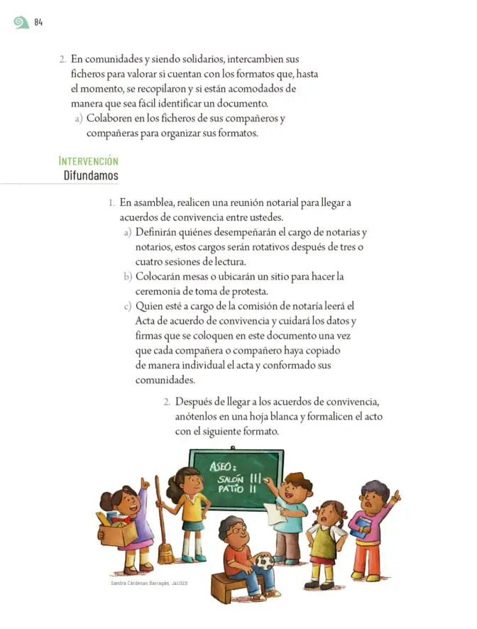 Página 87 de Proyectos de Aula. Libro de Educación Primaria Grado 6° Ciclo Escolar 2025 - 2026
