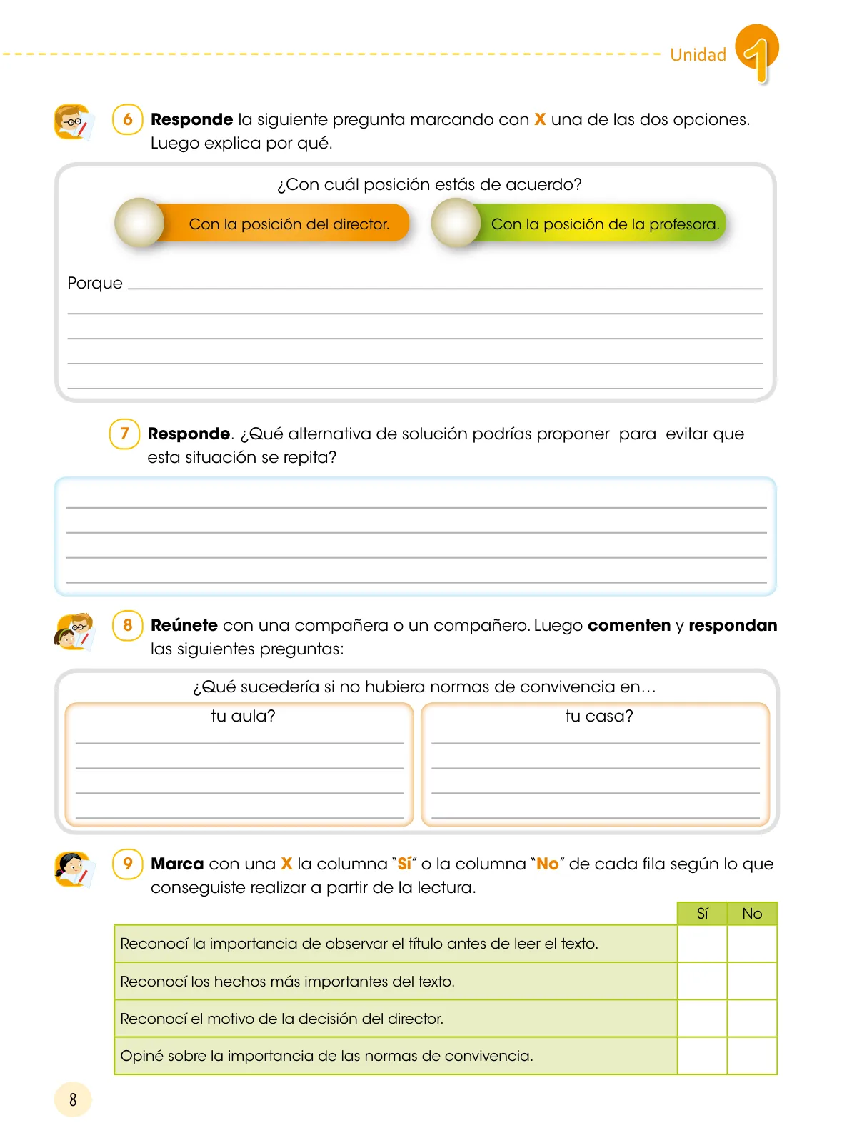 Miniatura página 9 de Comunicación 5 : cuaderno de trabajo para quinto grado de Educación Primaria 2019 · 2019