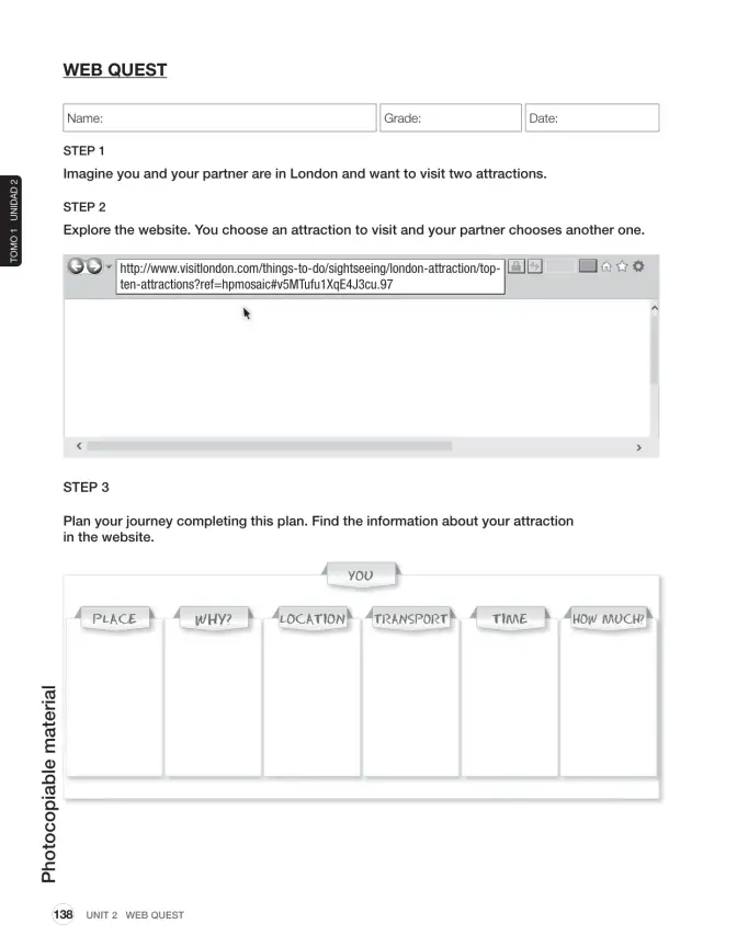 Página 182 de Inglés – Sexto Básico | Student’s Book MINEDUC – Descargar PDF · 2024