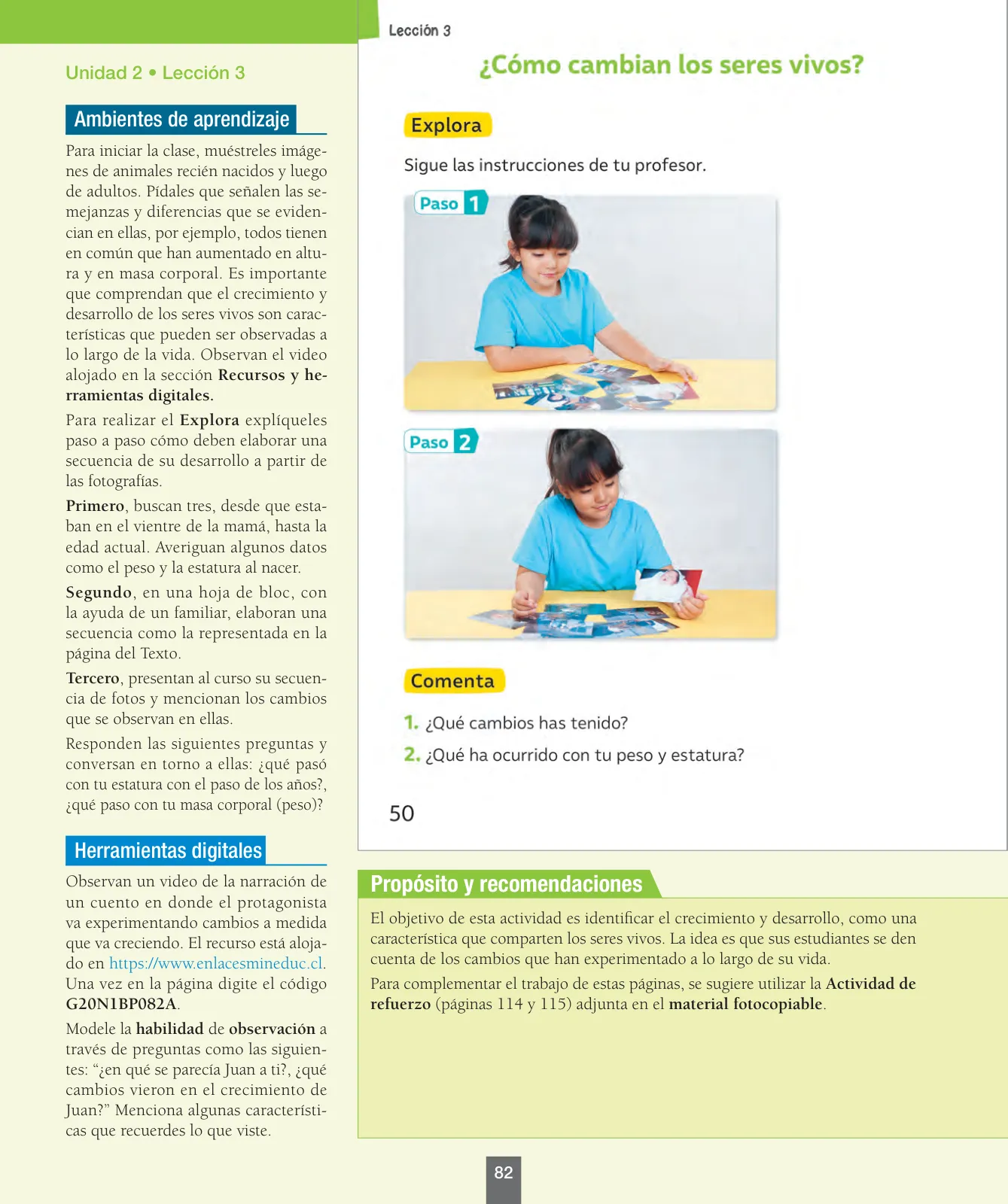 Página 83 de Ciencias Naturales – Primero Básico | Texto del Estudiante (MINEDUC) – Descargar PDF · 2024