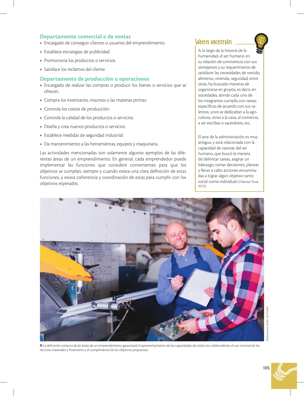 Página 105 de Emprendimiento Y Gestion · 2do BGU · 2019