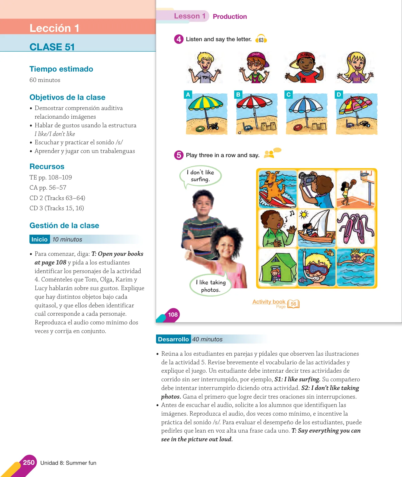 Página 114 de Inglés – Tercero Básico | Texto del Estudiante MINEDUC – Descargar PDF · 2024
