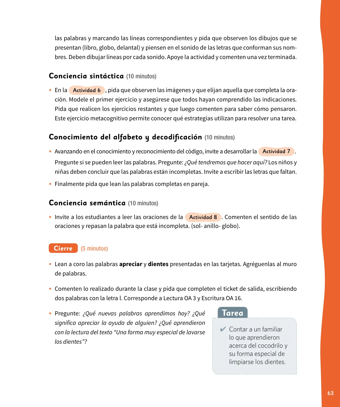 Miniatura página 64 de Lenguaje y Comunicación – Primero Básico | Texto del Estudiante MINEDUC – Descargar PDF · 2024