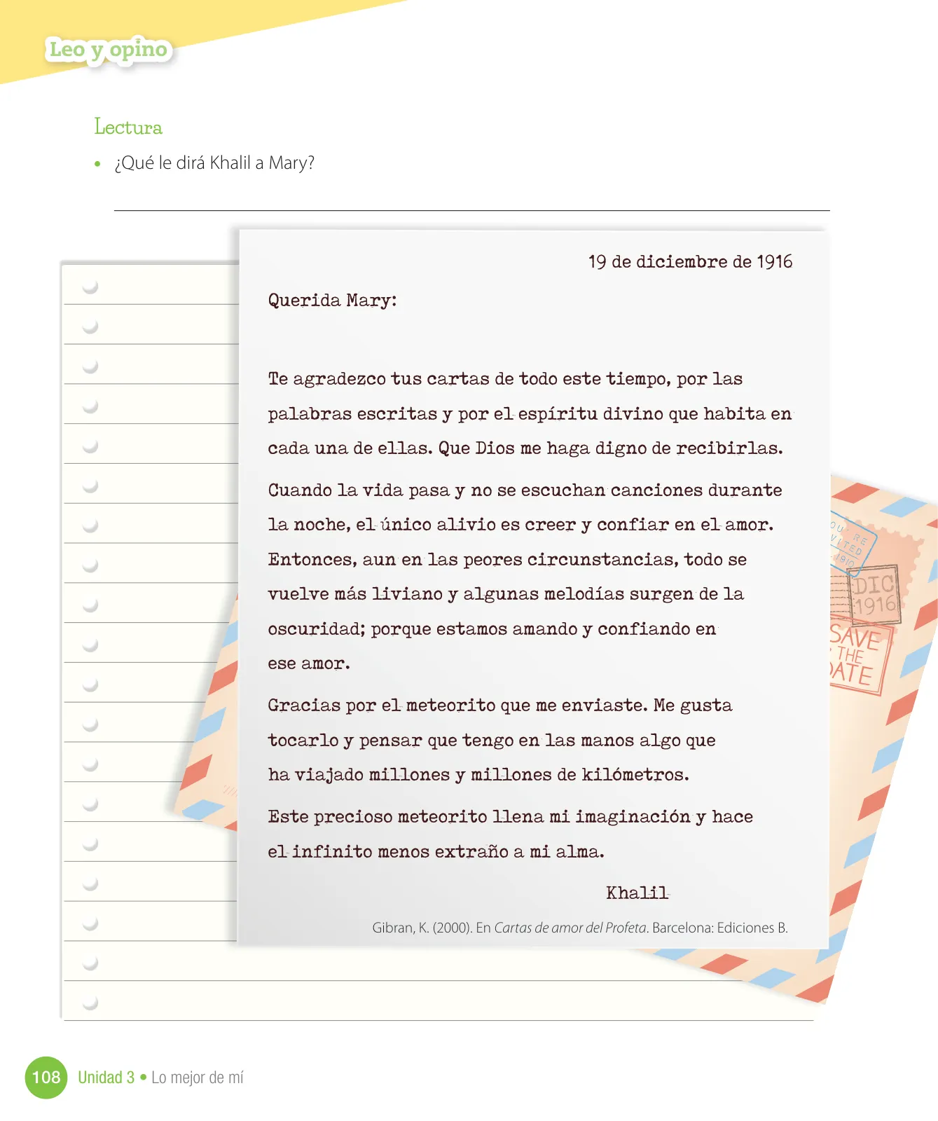 Página 110 de Lenguaje y Comunicación – Tercero Básico | Texto del Estudiante MINEDUC – Descargar PDF · 2024