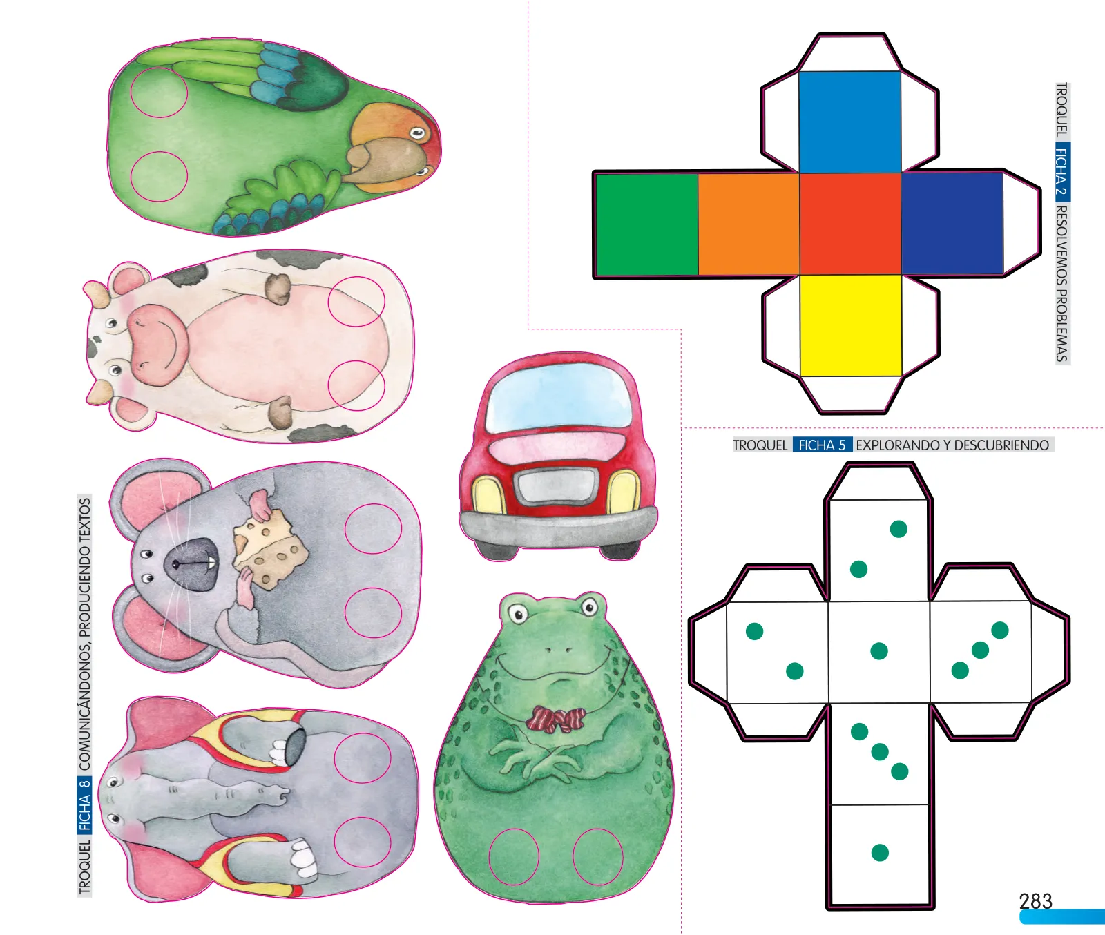 Miniatura página 285 de Aprendemos jugando : cuaderno de trabajo para niños y niñas de 5 años · 2017