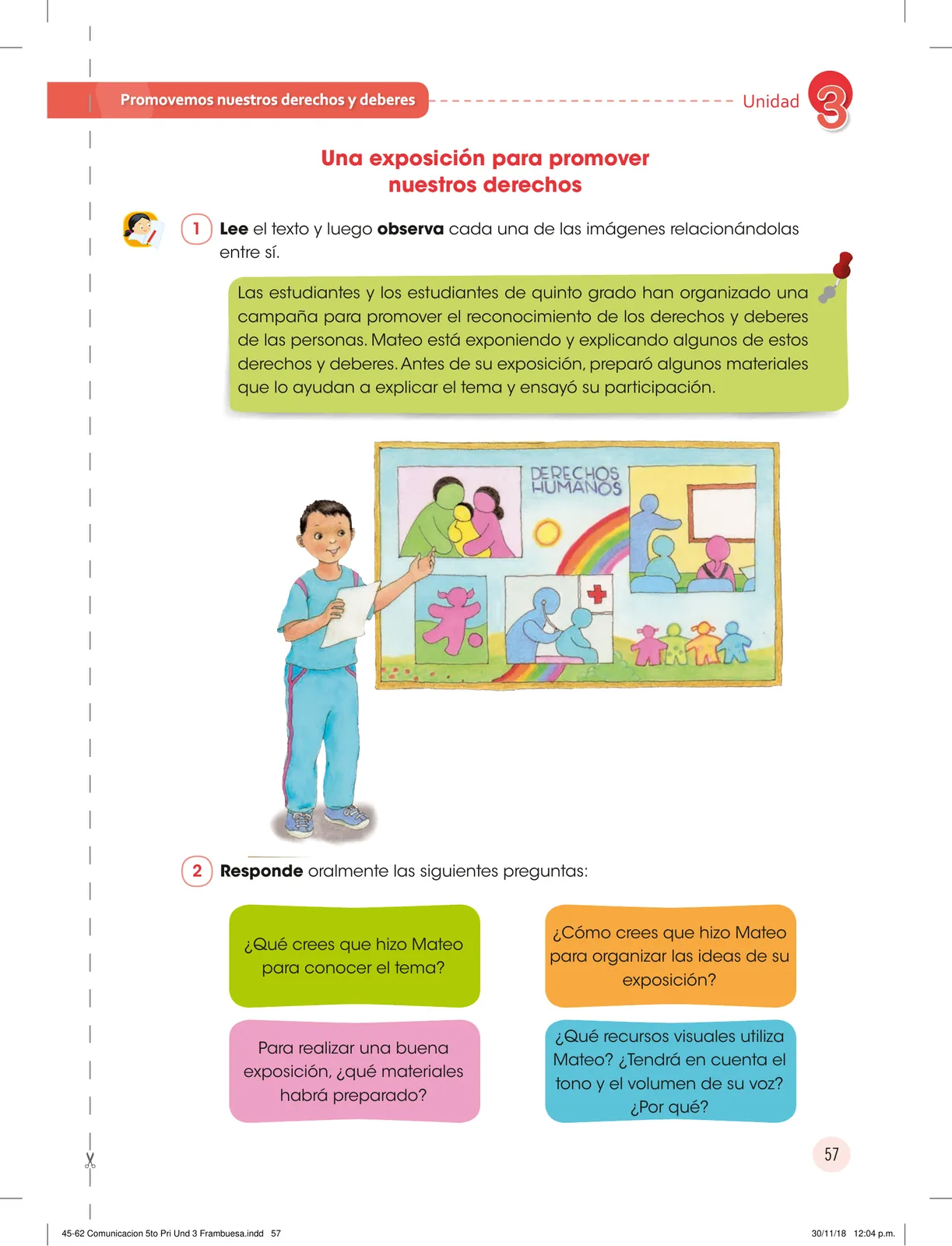 Miniatura página 59 de Comunicación : cuadernillo de trabajo 5 · 2018