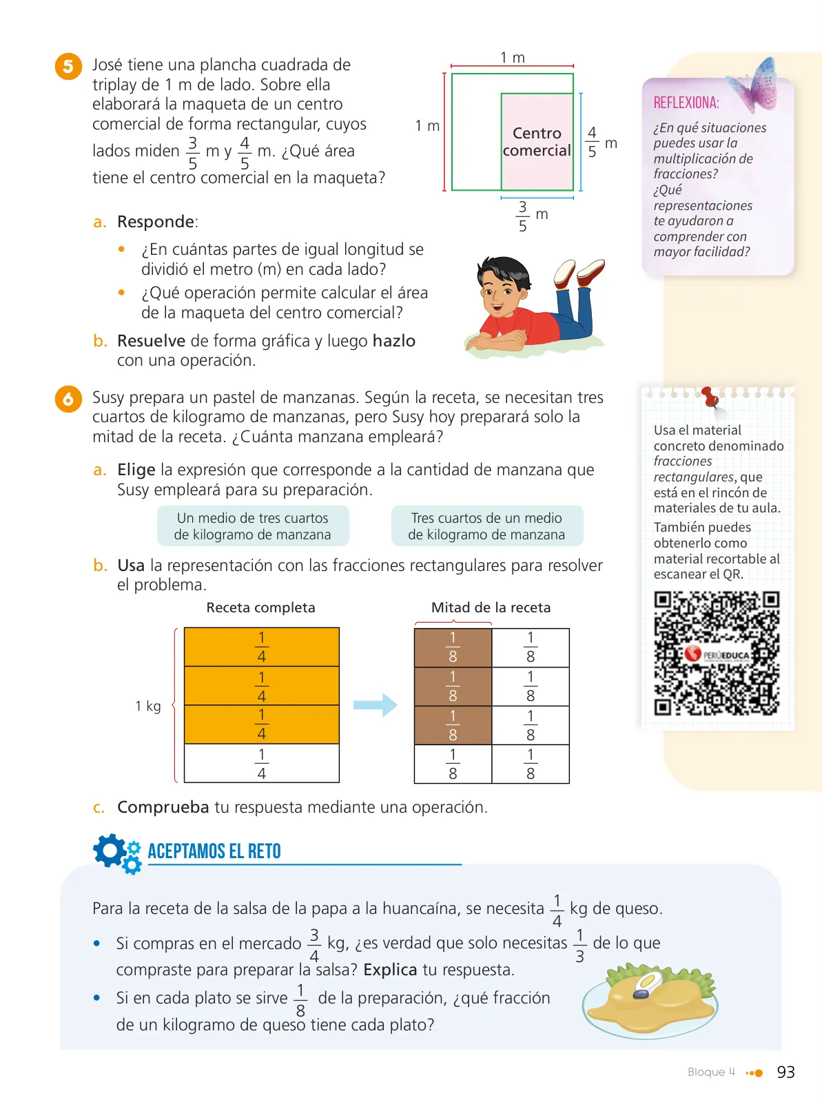 Miniatura página 95 de Texto de Matemática 5. Quinto grado de Primaria · 2024