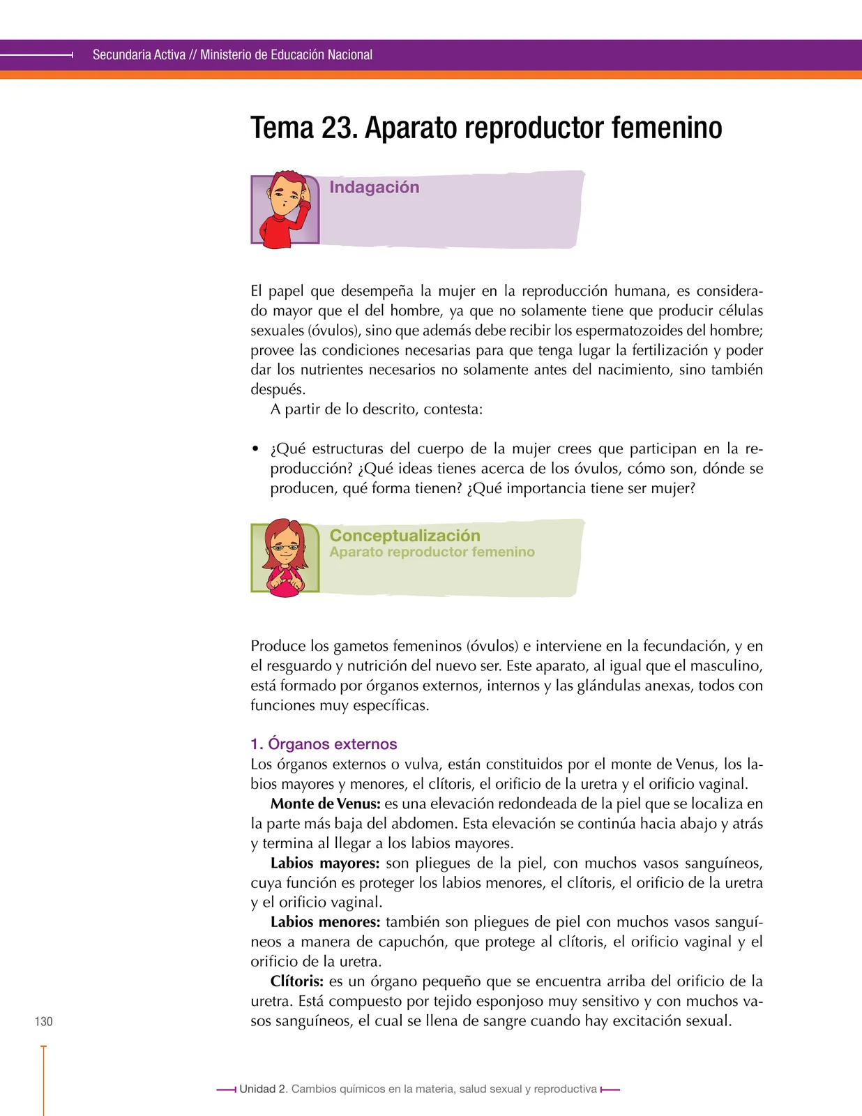 Página 130 de Ciencias Naturales 8° · Secundaria Activa