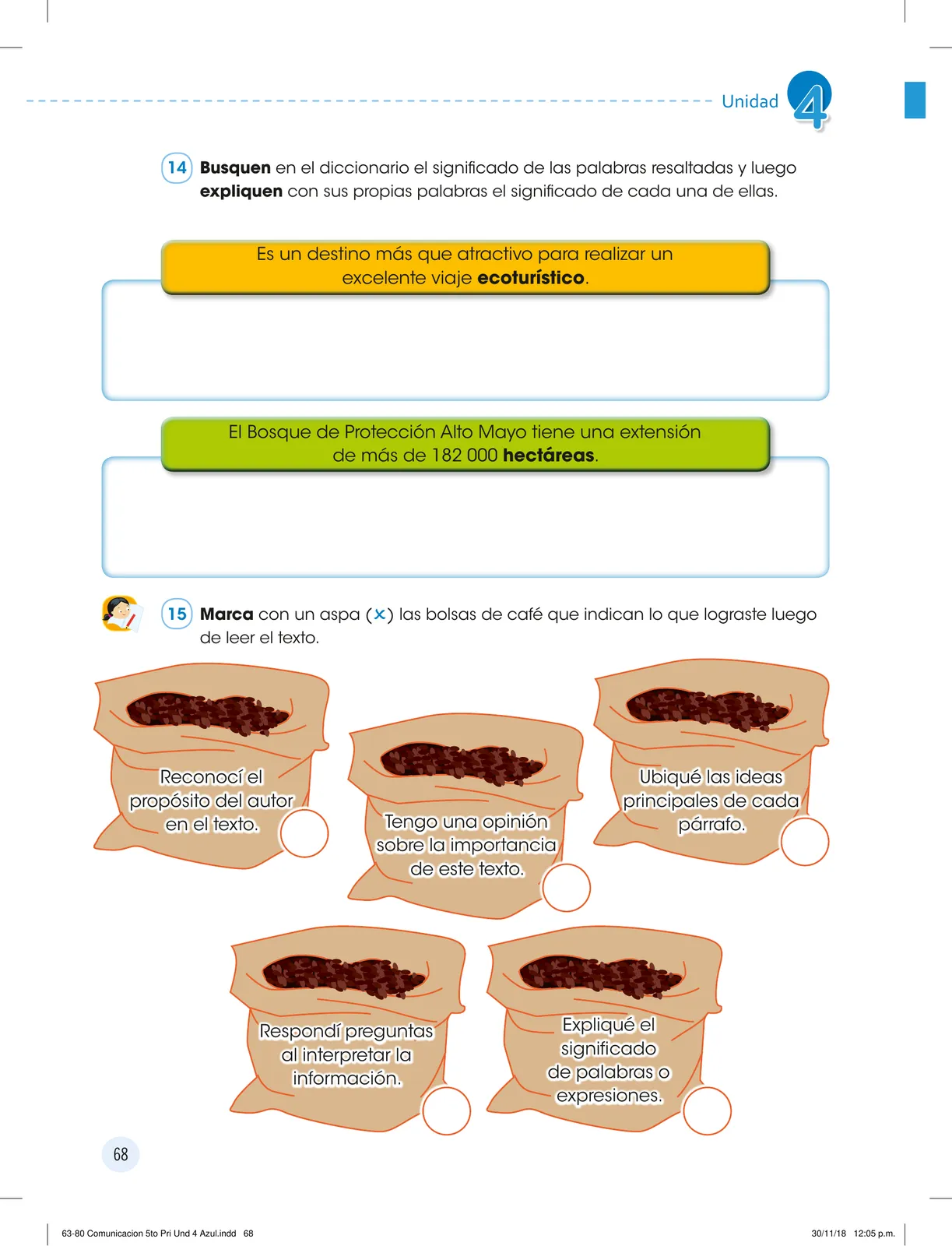Miniatura página 70 de Comunicación : cuadernillo de trabajo 5 · 2018