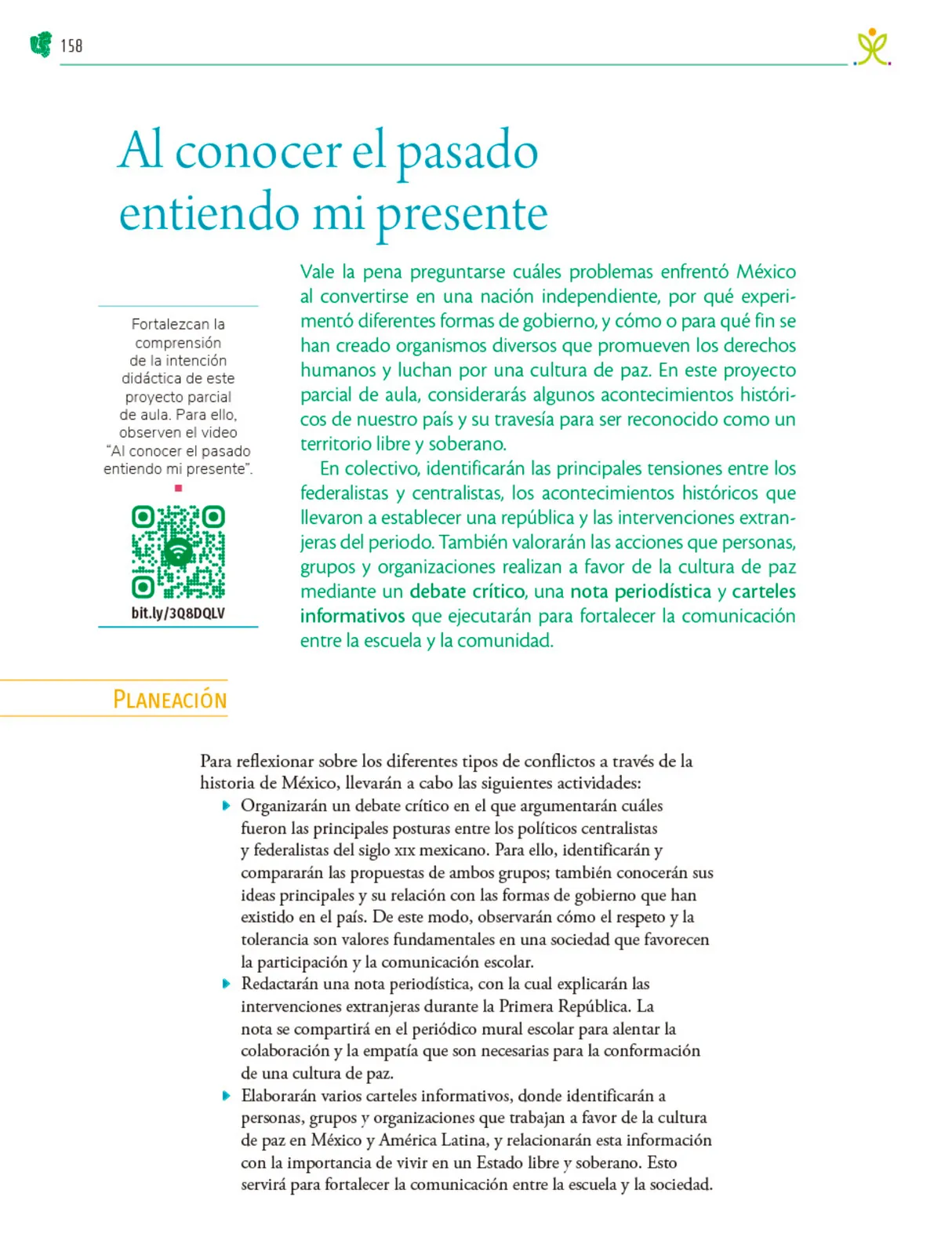 Página 159 de Colección Sk´asolil. Nuestro libro de Proyectos. Tomo II. Libro de Educación Telesecundaria Grado 2° Ciclo Escolar 2025 - 2026
