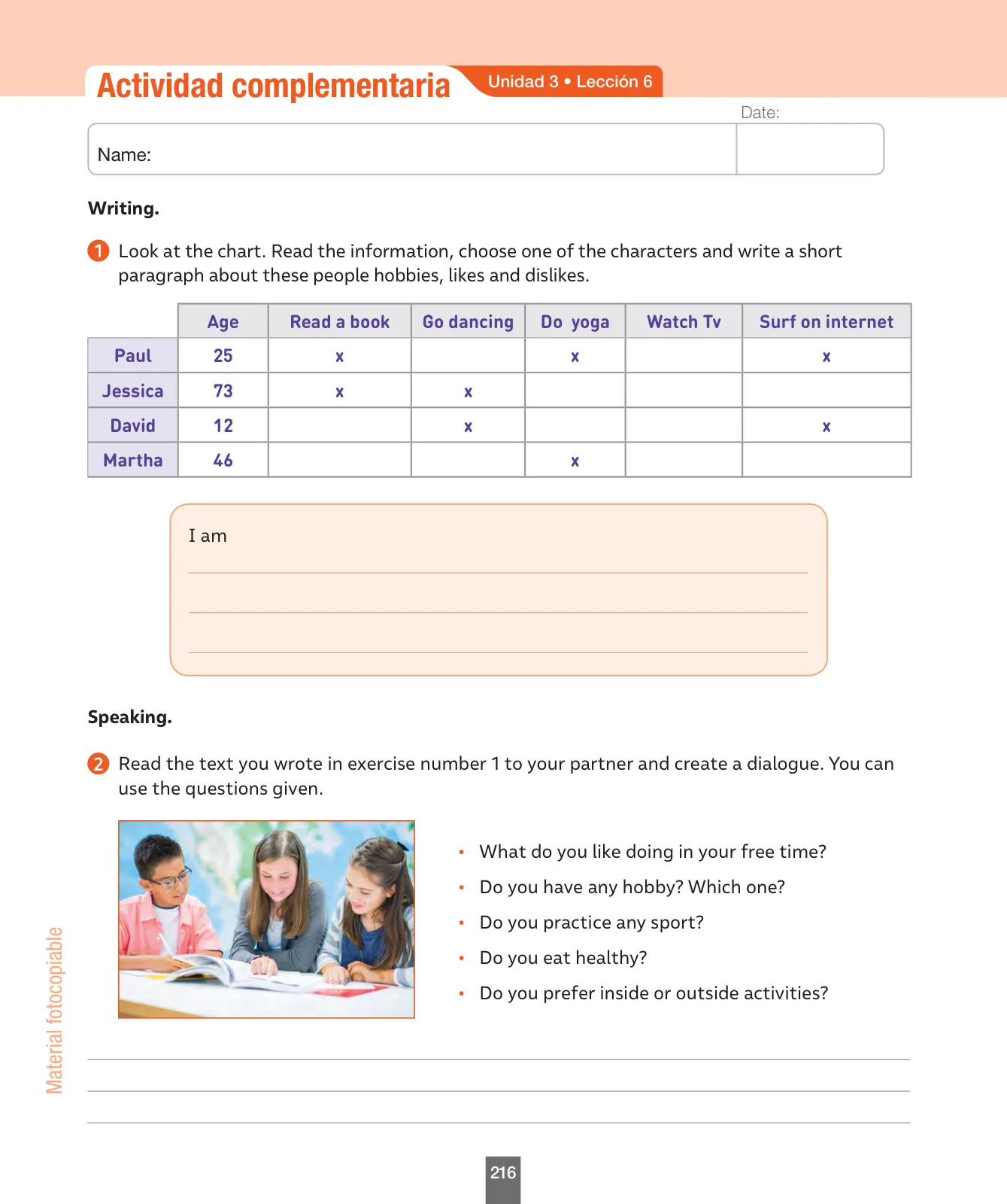 Página 57 de Inglés – Séptimo Básico | Student’s Book MINEDUC – Descargar PDF · 2024