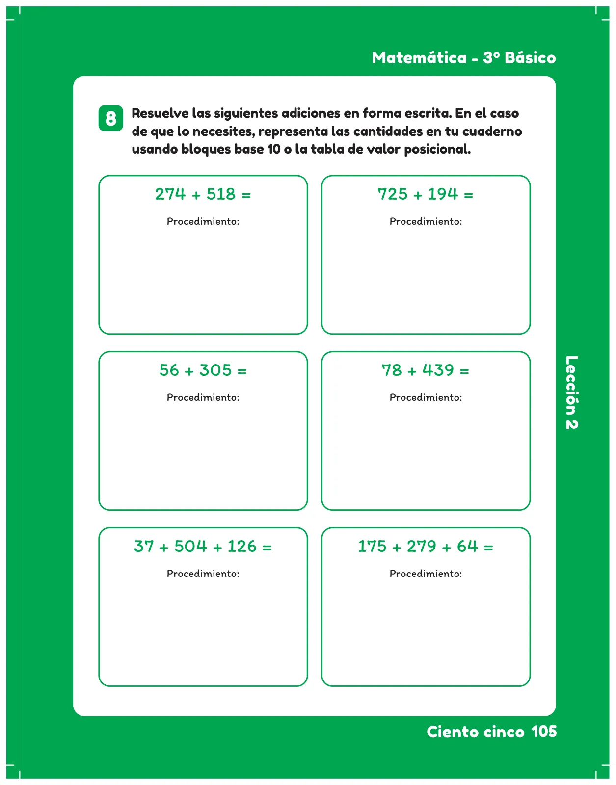 Miniatura página 107 de Sumo Primero – Tercero Básico | Texto del Estudiante MINEDUC – Descargar PDF · 2024