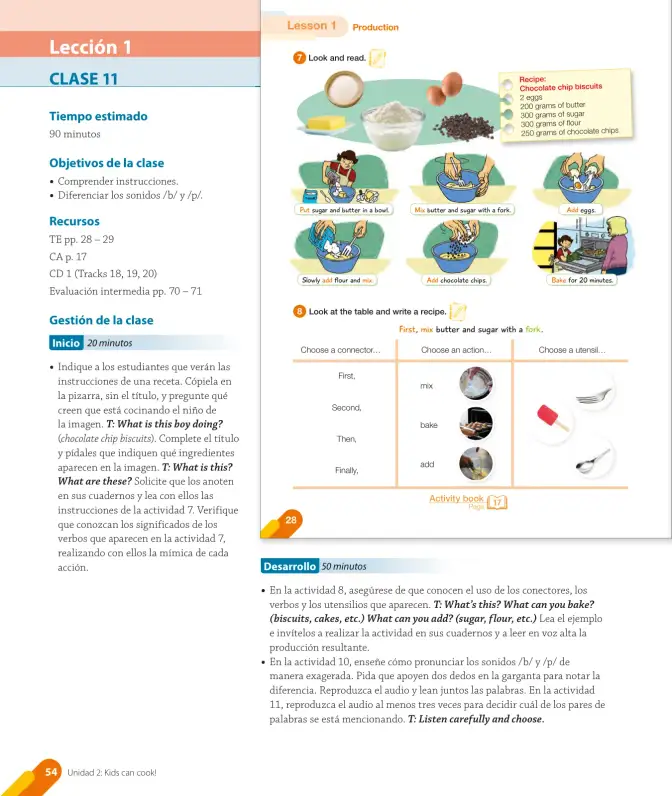 Página 56 de Inglés – Quinto Básico | Texto del Estudiante MINEDUC – Descargar PDF · 2024