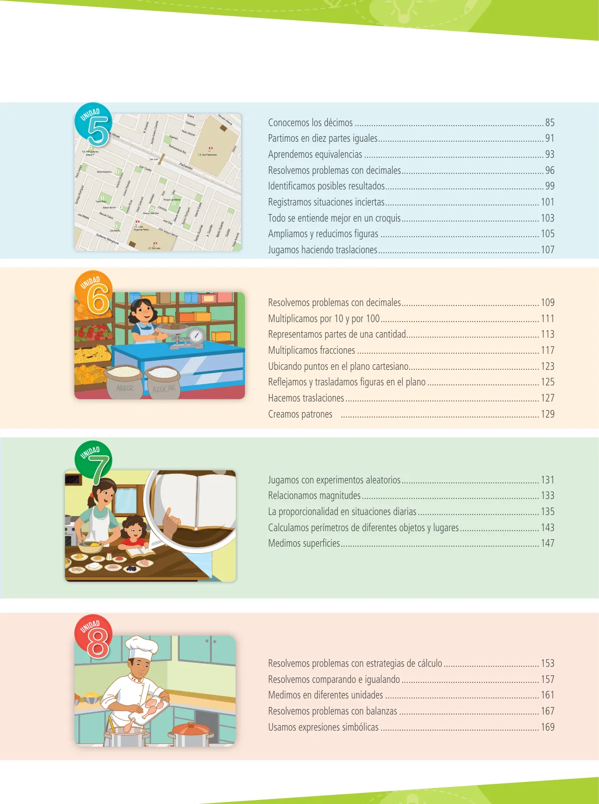 Miniatura página 6 de Matemática 5 : cuaderno de trabajo para quinto grado de Educación Primaria 2018 · 2018