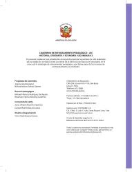 Página de Historia, Geografía y Economía 2 : cuaderno de reforzamiento pedagógico - JEC · 2016