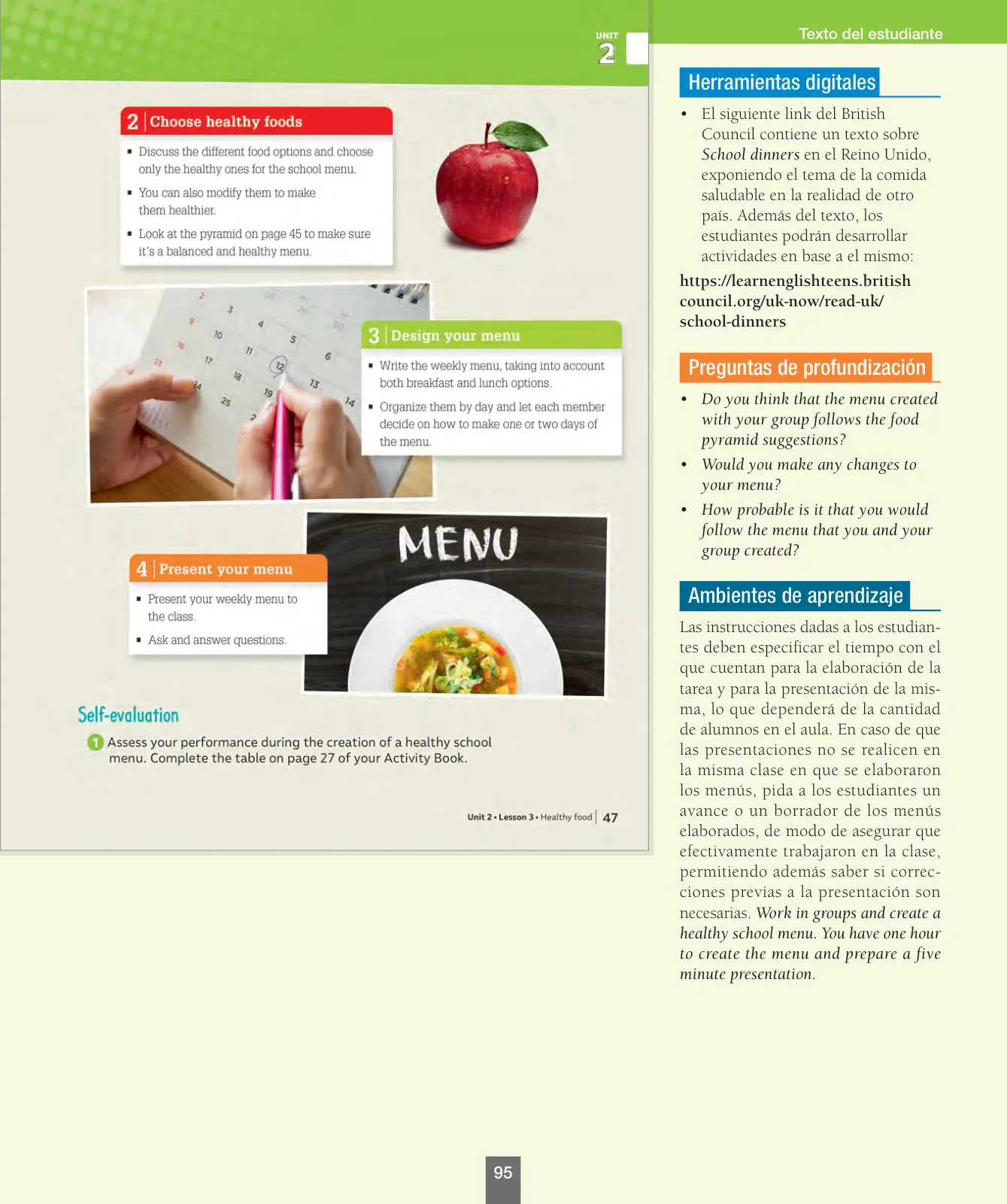 Página 96 de Inglés – Séptimo Básico | Student’s Book MINEDUC – Descargar PDF · 2024