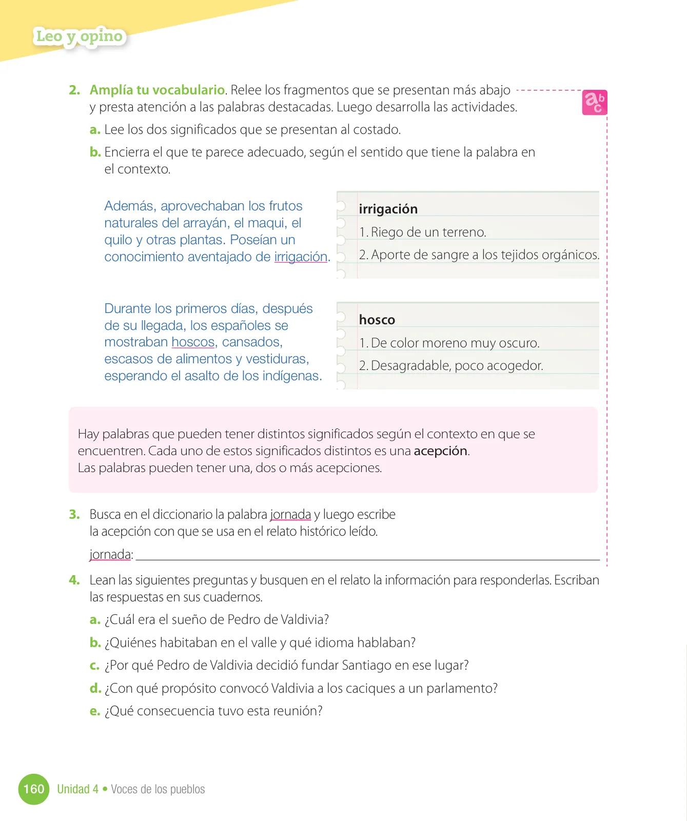 Página 162 de Lenguaje y Comunicación – Cuarto Básico | Texto del Estudiante MINEDUC – Descargar PDF · 2024