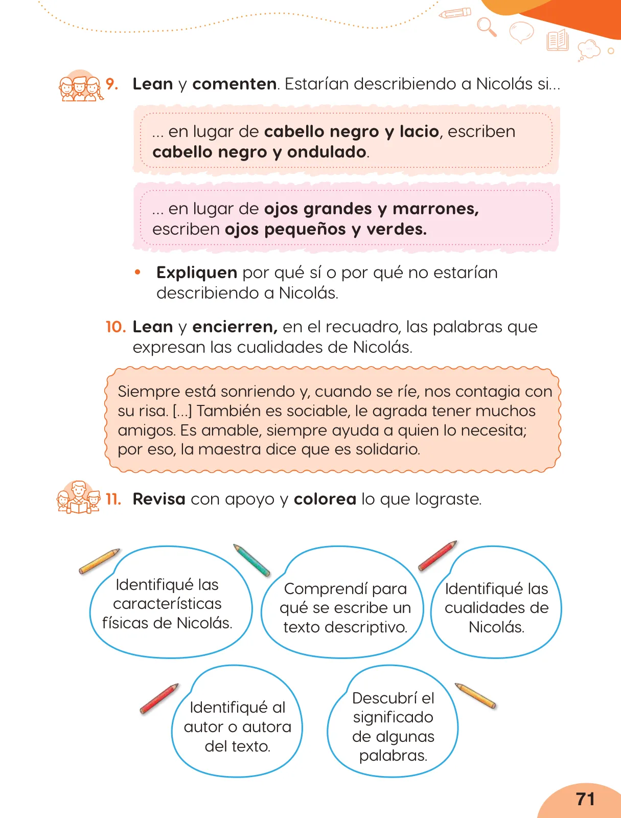 Miniatura página 73 de Cuadernillo de Comunicación 2. Segundo grado de Primaria · 2024