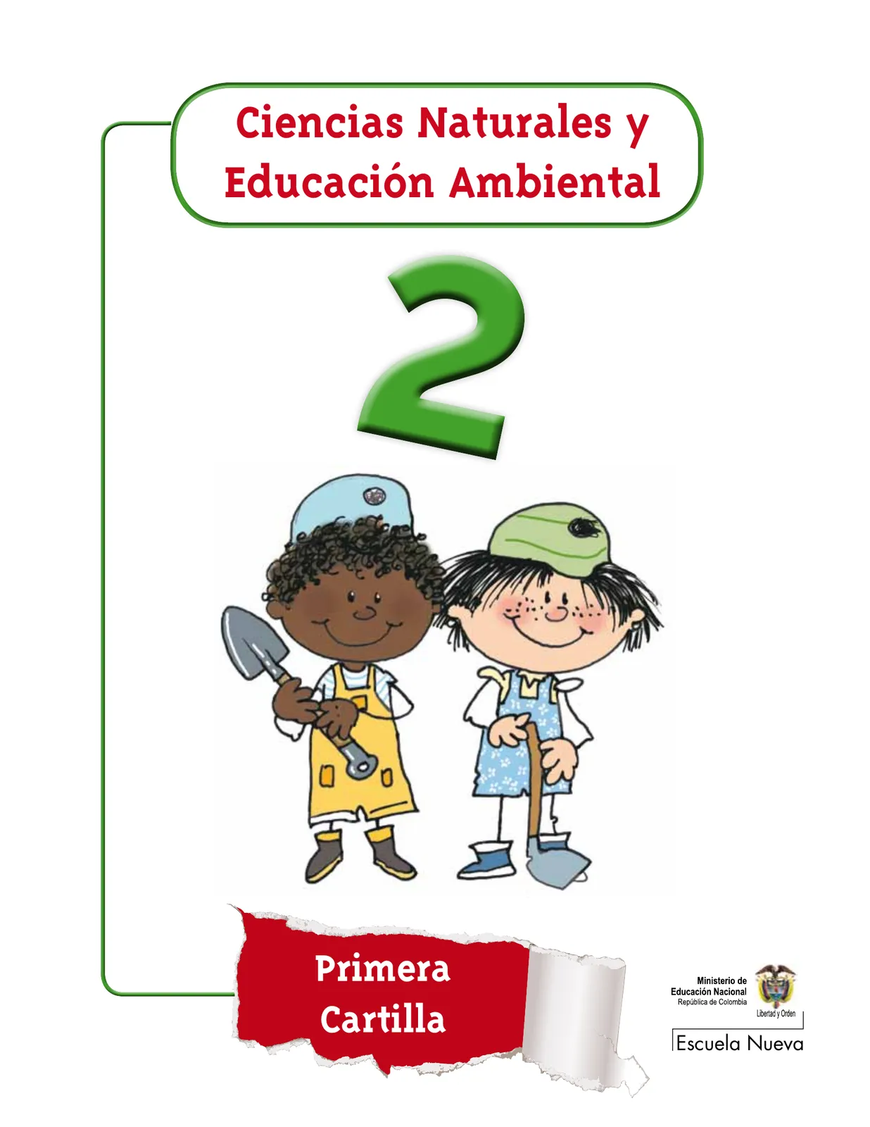 Portada de Ciencias Naturales 2° · Cartilla 01