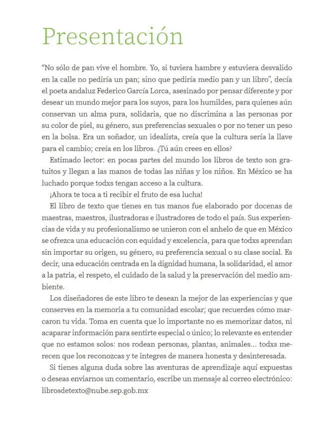 Página 4 de Múltiples lenguajes. Libro de Educación Primaria Grado 3° Ciclo Escolar 2025 - 2026