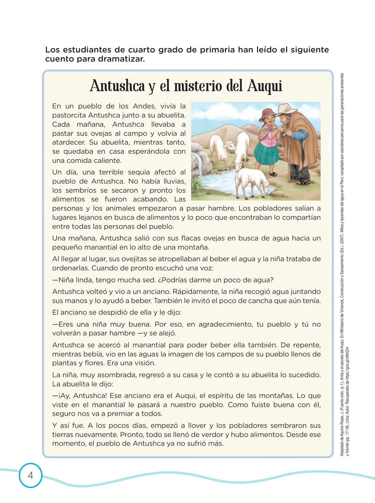 Miniatura página 4 de Kit de evaluación Proceso 1 Demostrando lo que aprendimos : Comunicación, segundo trimestre, ﻿Cuarto grado - Primaria · 2019