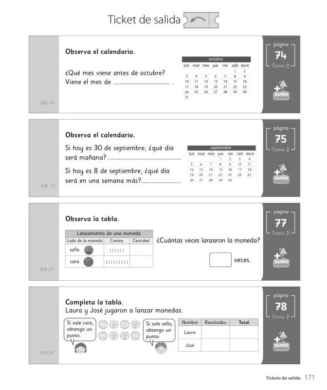 Página 173 de Sumo Primero – Segundo Básico | Texto del Estudiante MINEDUC – Descargar PDF · 2024