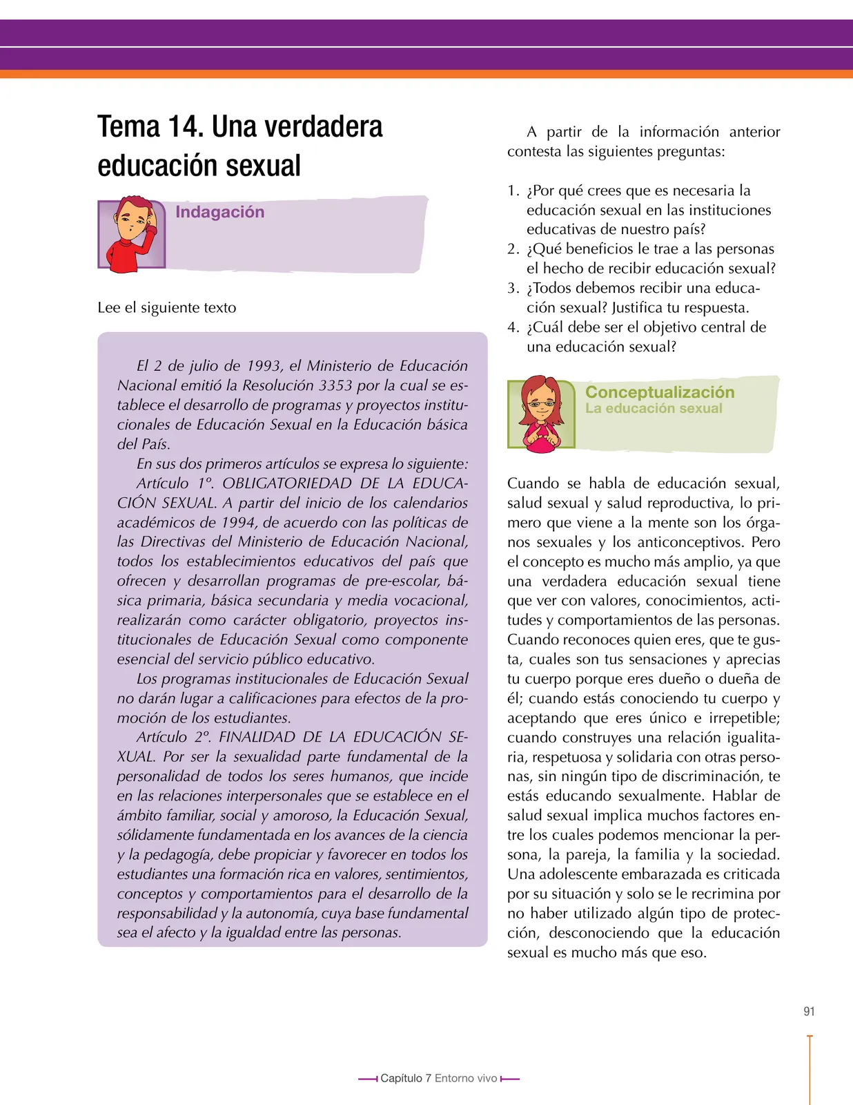 Página 91 de Ciencias Naturales 8° · Secundaria Activa