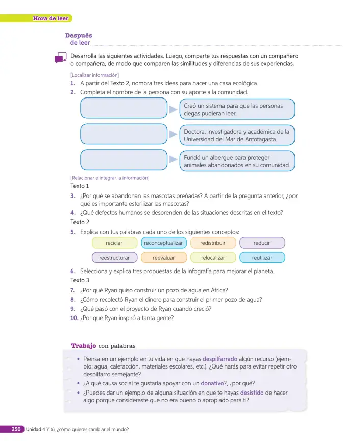 Página 203 de Lenguaje y Comunicación – Sexto Básico | Texto del Estudiante MINEDUC – Descargar PDF · 2024