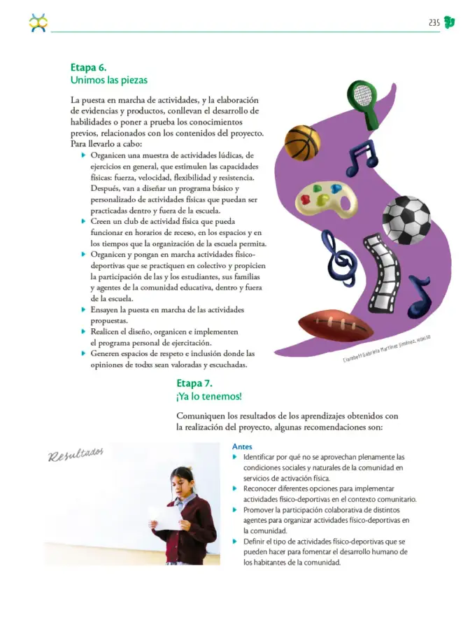 Página 236 de Colección Nanahuatzin. Nuestro libro de Proyectos. Tomo III. Libro de Educación Telesecundaria Grado 3° Ciclo Escolar 2025 - 2026