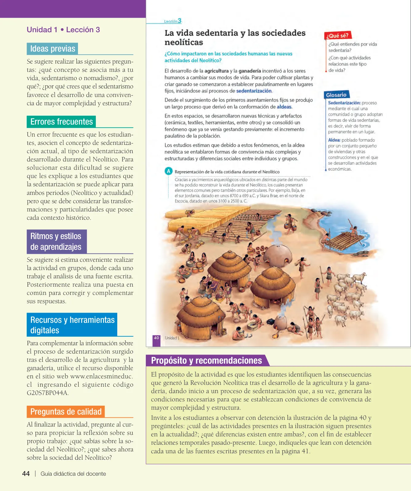 Página 45 de Historia, Geografía y Ciencias Sociales – Séptimo Básico | Texto del Estudiante MINEDUC – Descargar PDF · 2024