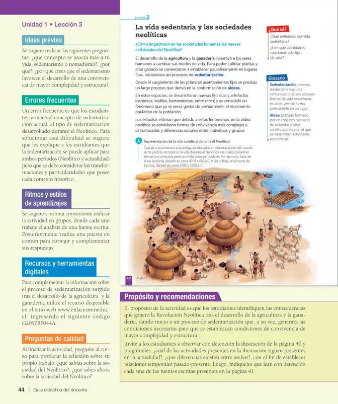 Página 45 de Historia, Geografía y Ciencias Sociales – Séptimo Básico | Texto del Estudiante MINEDUC – Descargar PDF · 2024