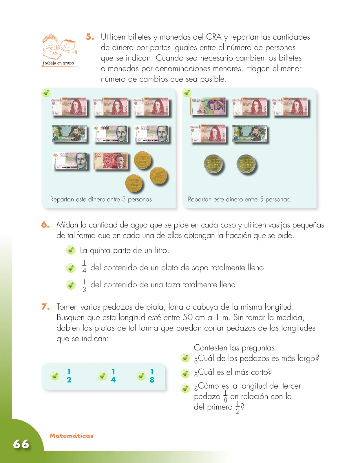 Miniatura página 66 de Matematica 3° · Cartilla 02