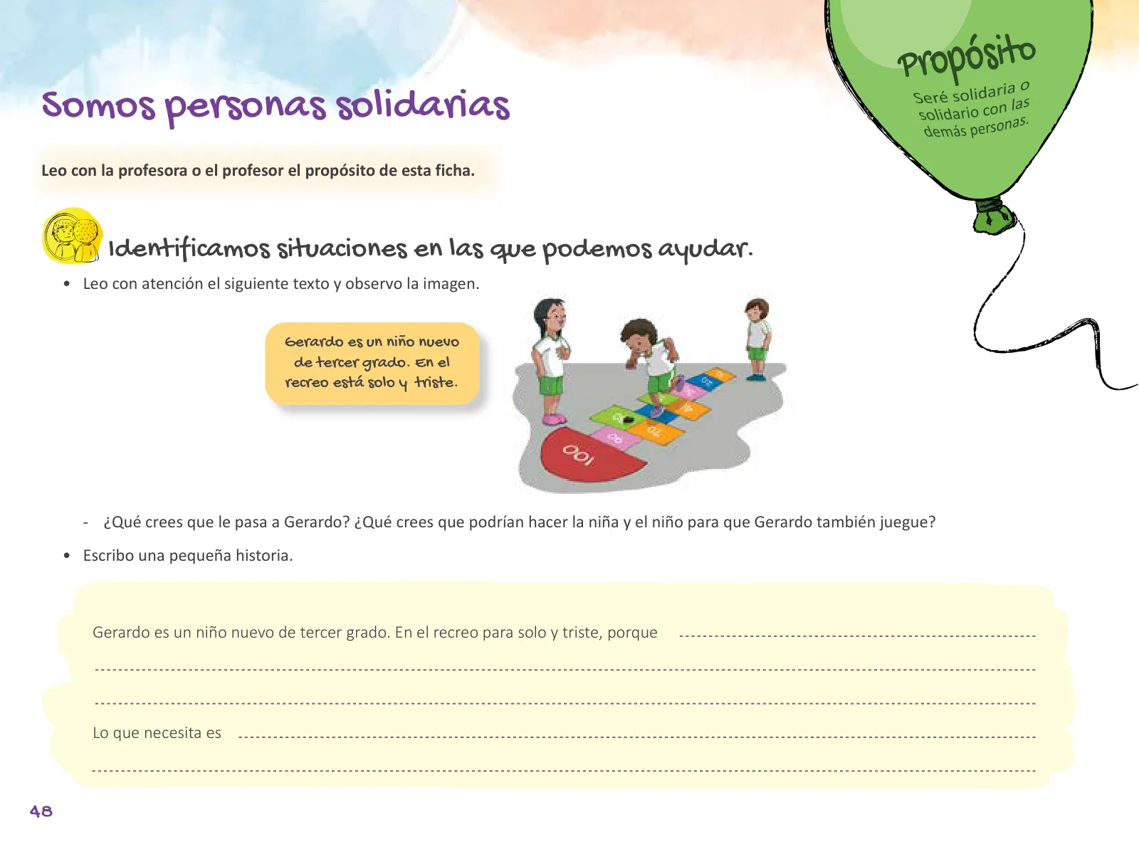 Miniatura página 50 de Cuadernillo de Tutoría 3 : tercer grado de Educación Primaria · 2021